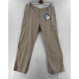 NWT Columbia Aruba Roll Up Pant Beige Zip-Off Legs Pockets Women‎ Pants